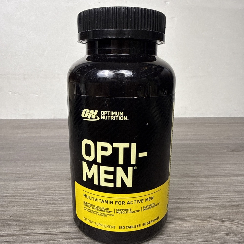 Optimum Nutrition Opti-Men 150 Tab Formula 7/27 EXP Supports Cellular Energy